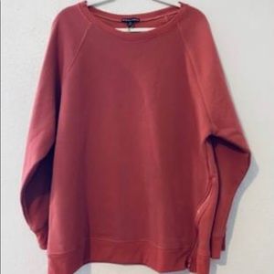 Mauve Sweater w/ Zipper Detail